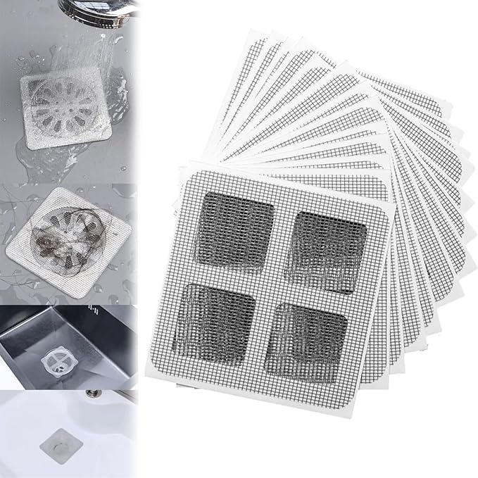 Pack x20 Filtros Adhesivos: Evitá Cañerías Tapadas en Baño y Cocina